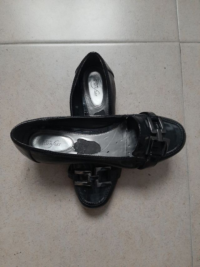 Zapatos charol negro Alfani Step 'N Flex mujer
