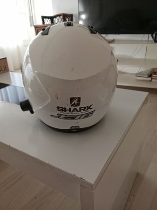 Casco de moto Shark blanco