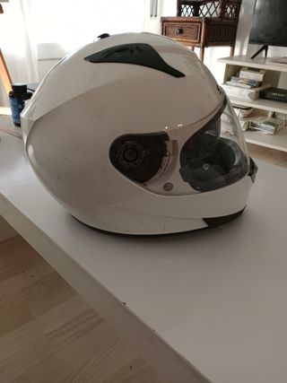 Casco de moto Shark blanco
