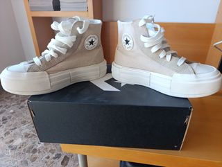 Zapatillas Converse Chuck Taylor Talla 37 Beige