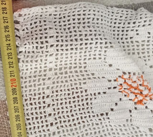 Mantel Crochet Hecho a Mano