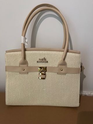 Bolso asas beige