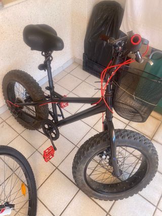 Bicicleta Fat Bike Negra