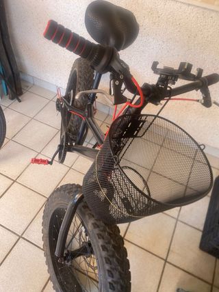 Bicicleta Fat Bike Negra