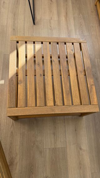 Módulo sofá exterior madera Ikea