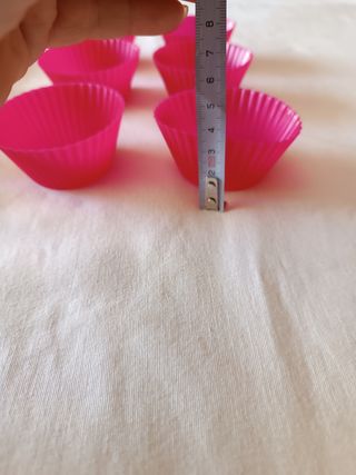 Moldes de silicona de magdalenas y manga pastelera