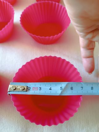 Moldes de silicona de magdalenas y manga pastelera
