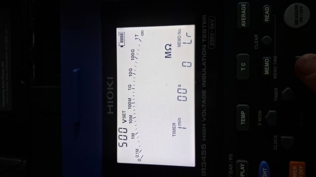 HIOKI IR3455 Medidor Aislamiento Alta Tensión