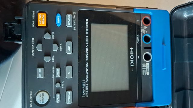 HIOKI IR3455 Medidor Aislamiento Alta Tensión
