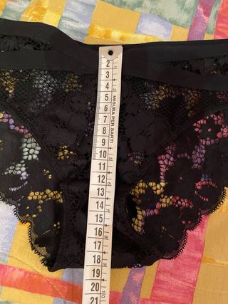 2 Slip in  Pizzo Nero Zuiki Tg. M