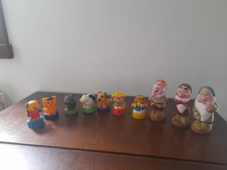 Giochi in plastica 7 animaletti e 3 nani