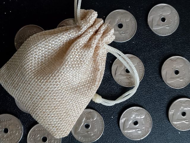 Arras de boda plateadas