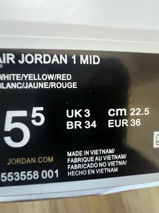 Zapatillas Jordan sin usar, PRECIO NEGOCIABLE