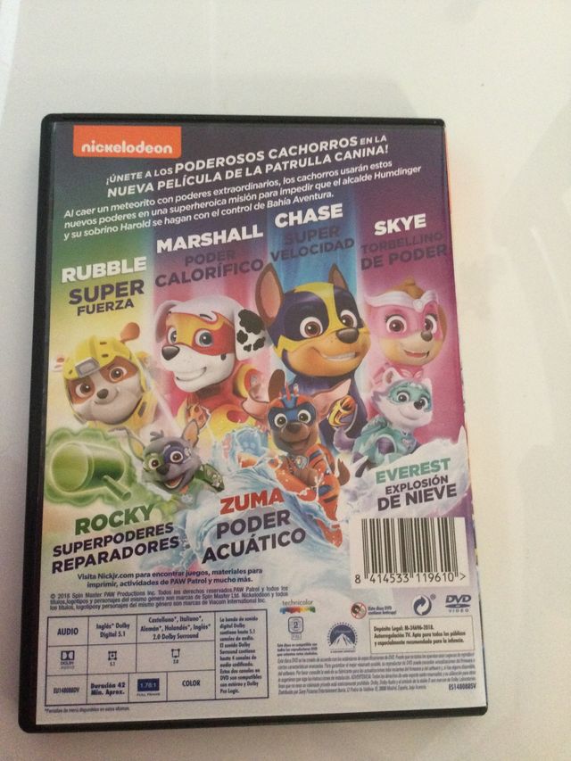 Patrulla Canina: Mighty Pups DVD