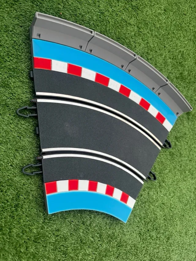 Set bordes piano muro Scalextric azul"Miami"