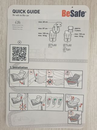 Silla coche BeSafe iZi Twist B i-Size