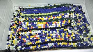 97 Tiras de Abalorios Plásticos para Pulseras