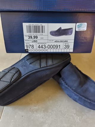Zapatos niño azul
