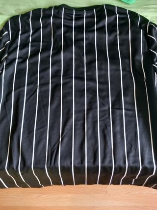 Camiseta Chicago Bulls Negra y Blanca Talla L