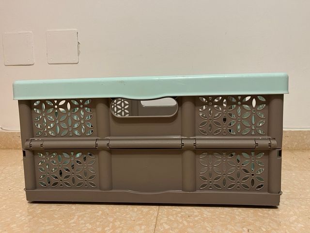 Caja plegable de plástico