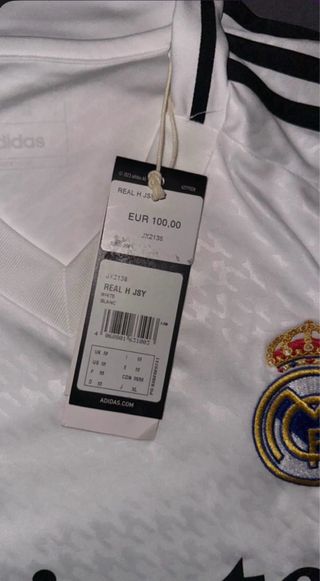 Camiseta Real Madrid Adidas Blanca