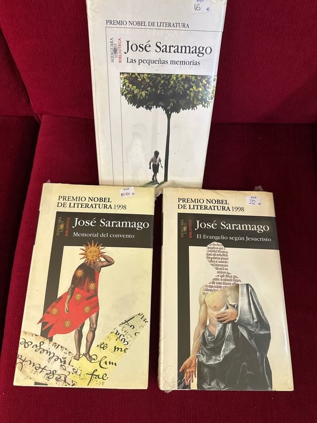 Lote 3 libros de José Saramago