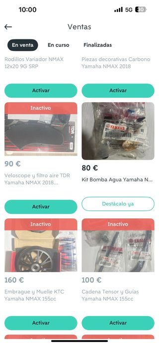 Cilindro Yamaha NMAX 155cc Completo