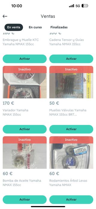 Cilindro Yamaha NMAX 155cc Completo