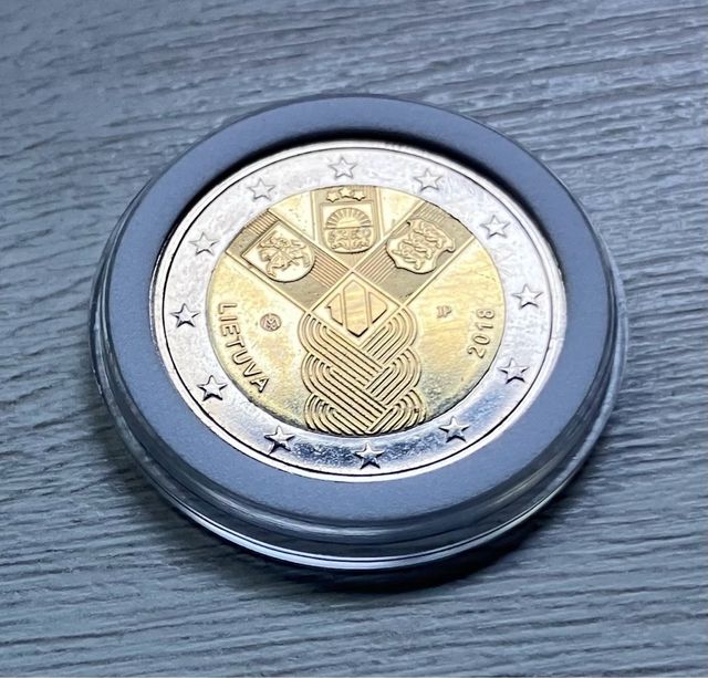 Moneda 2 euros Lituania 2018