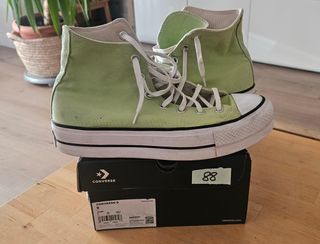 Converse Botas Verdes Plataforma
