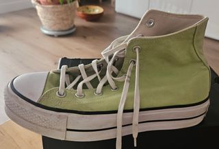 Converse Botas Verdes Plataforma