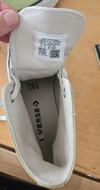 Converse Botas Verdes Plataforma