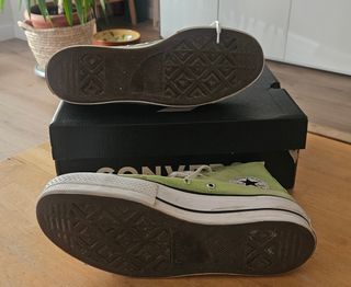 Converse Botas Verdes Plataforma