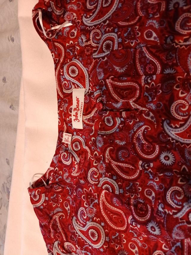 Camicetta John Baner donna fantasia paisley rossa