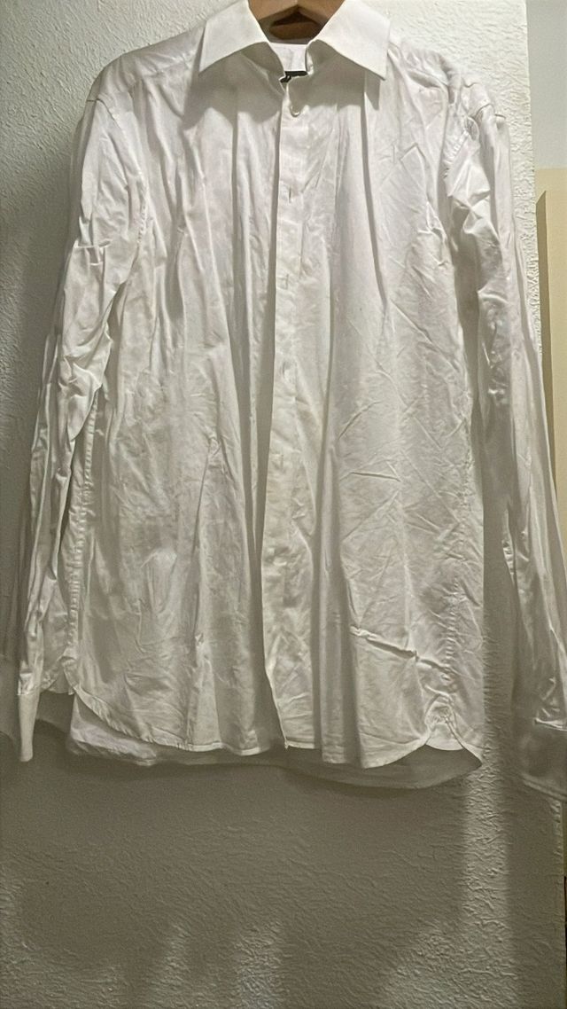 Camisa Blanca Cortefiel Talla L