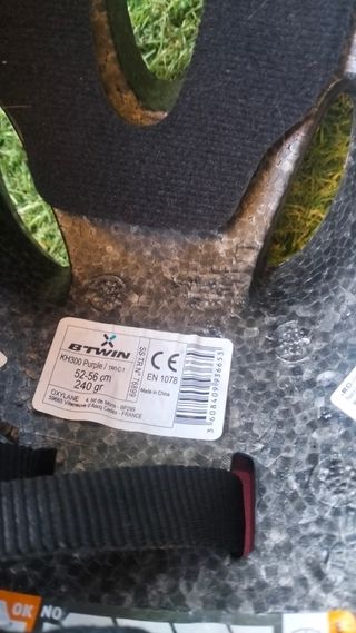 Casco infantil negro