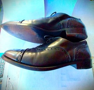 Scarpe uomo in vera pelle nera
