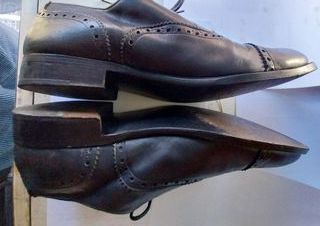 Scarpe uomo in vera pelle nera