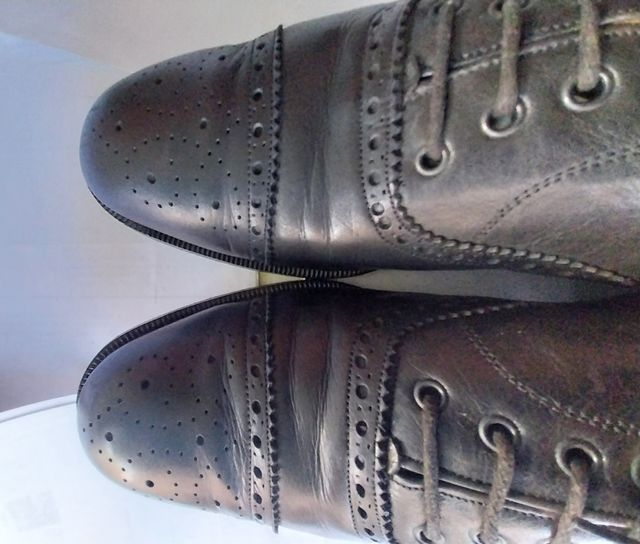 Scarpe uomo in vera pelle nera