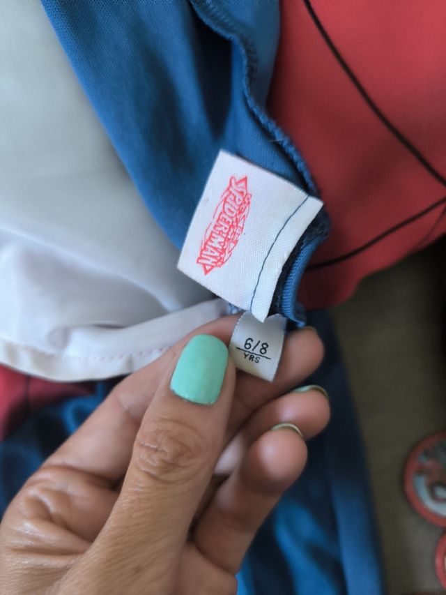 Disfraz Spiderman niño Talla M (6-8 años)