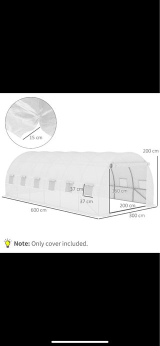 Cubierta invernadero resistente