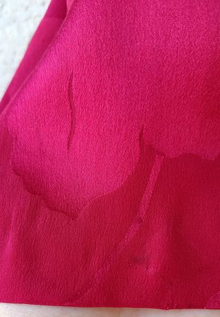 Ann Lawrence Abito Seta Vintage Rosso
