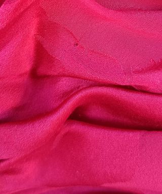 Ann Lawrence Abito Seta Vintage Rosso