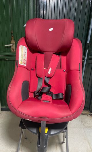 Silla Coche Joie Giratoria Roja