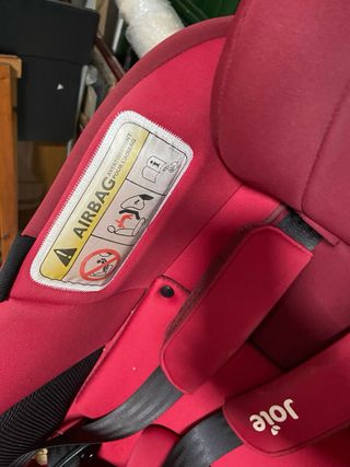 Silla Coche Joie Giratoria Roja