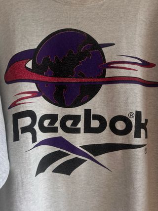 Sudadera Reebok Vintage Gris Talla L