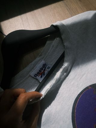Sudadera Reebok Vintage Gris Talla L