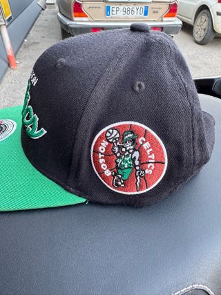 Cappello Boston Celtics Uomo Nero Verde
