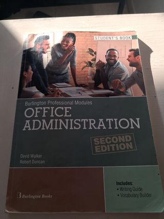 Libro de inglés de 1° de Gestión Administrativa