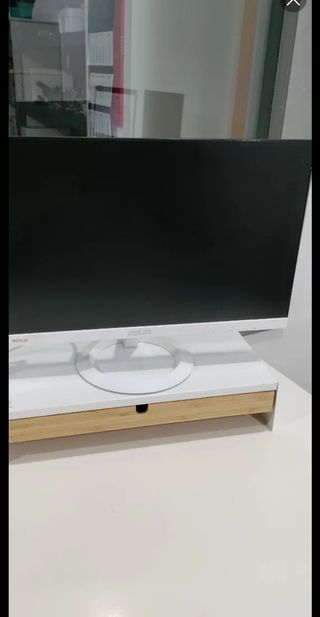 Cajonera Elevadora Monitor Madera y Metal